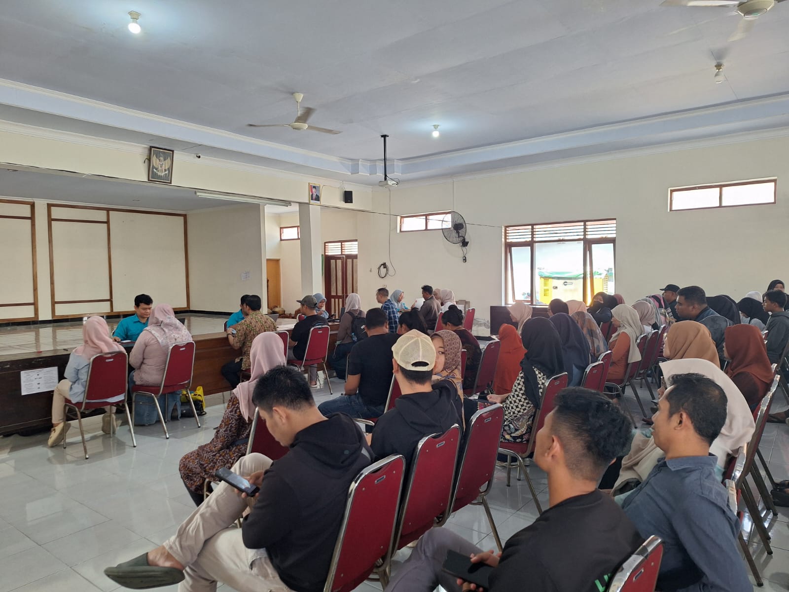 Instalasi Identitas Kependudukan Digital di Aula Kalurahan Srimartani Berjalan Lancar