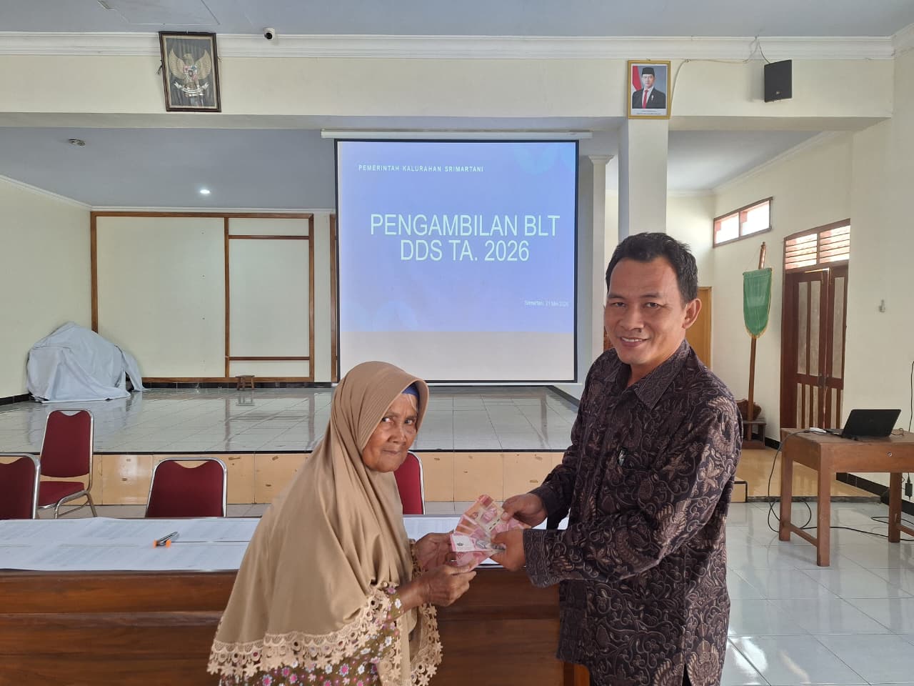 Penyaluran Bantuan Langsung Tunai Tahap 2 Periode Maret–April di Kalurahan Srimartani