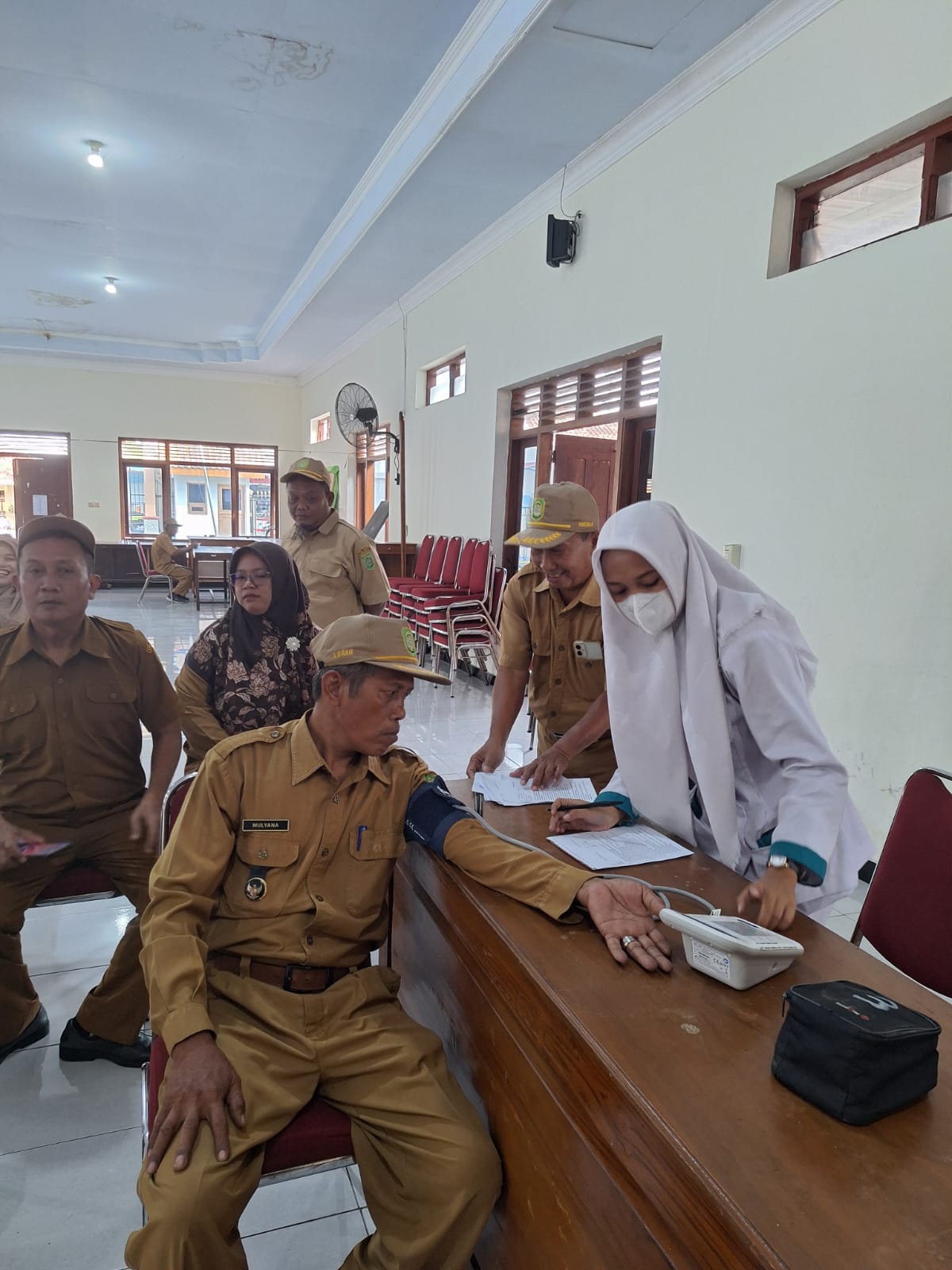 Puskesmas Piyungan Gelar Cek Kesehatan Gratis bagi Pamong Kalurahan Srimartani
